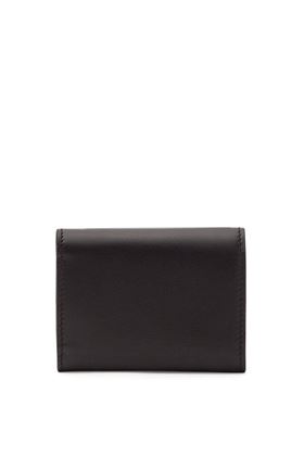 Black calf leather logo-print bifold wallet Dolce & Gabbana | BP2525AA062HNI43